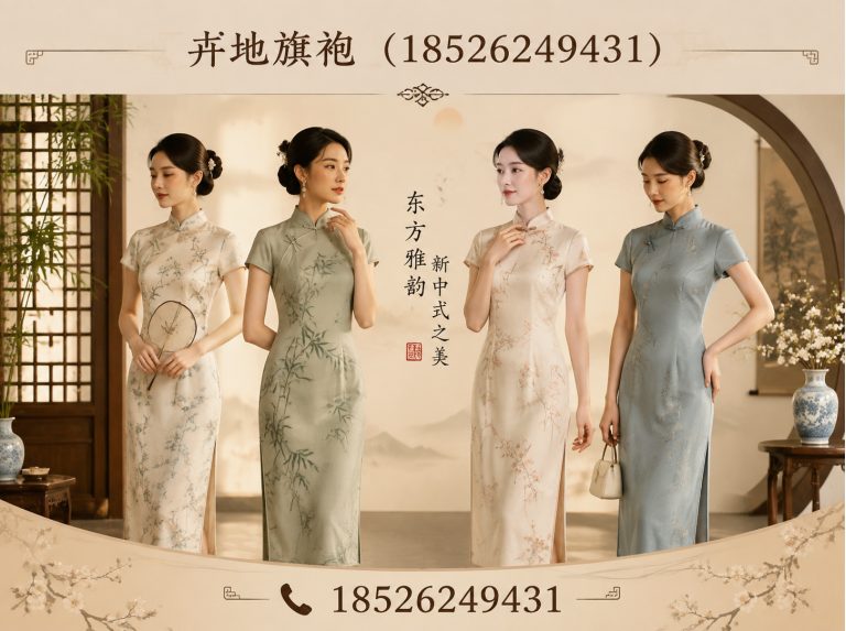 蓟州区新中式旗袍展示图